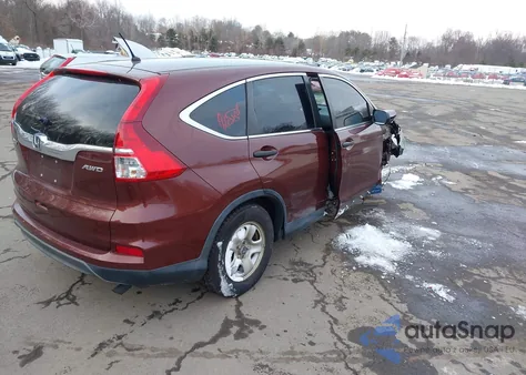 2015 Honda Cr-V Lx из США, поврежденный, VIN 5J6RM4H37FL059341